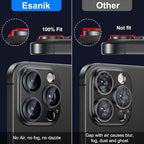 Esanik Upgrade 2 Pack for iPhone 15 Pro/iPhone 15 Pro Max Camera Lens Protector - Image 3