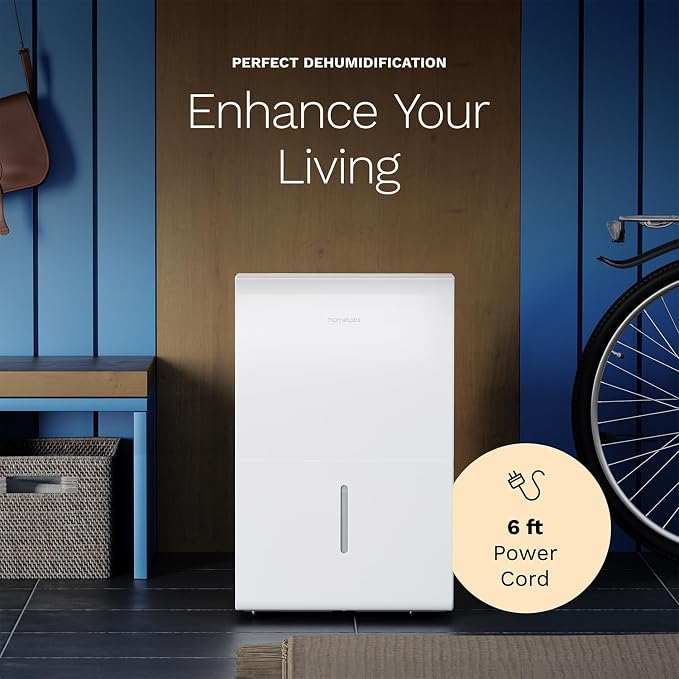 hOmeLabs 50 Pint Wi-Fi Dehumidifier - Image 7