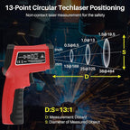 Infrared Thermometer Gun, Gedaye Laser Temperature - Image 5