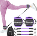 Ankle Resistance Bands with Cuffs, Ankle Bands by HOXWC
