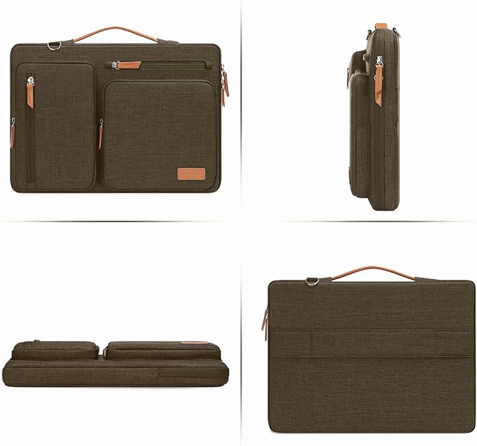 MOSISO 360 Protective Laptop Shoulder Bag, 15 inch Computer Bag Compatible - Image 4