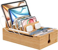 Pezin & Hulin Bamboo Charging Station, Electronic Devices Organizer by Pezin+%26+Hulin