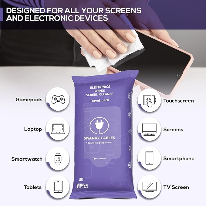 Screen Cleaner Wipes: Electronic Wipes - Image 3