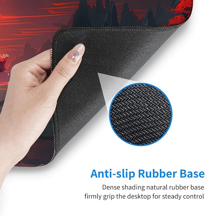 Extended Gaming Mouse Pad, Large Desk Mat XL Anime Mouse Pad Waterproof - Image 5