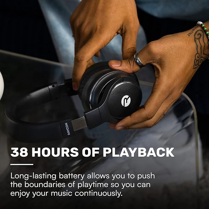 Raycon The Everyday Wireless Bluetooth Over Ear Headphones, - Image 5