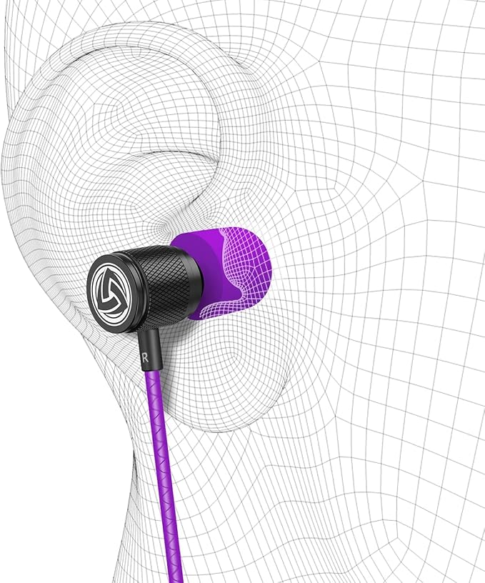 LUDOS Ultra Wired Earbuds in-Ear Headphones, 5 Years Warranty, Earphones - Image 8