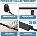 Floor Cord Covers for Wires 6FT Cable Hider Wire Cover Self Adhesive Cord Hider - Image 3