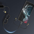 USB C to Multi Charging Cable, USAMS 100W 6.6FT 5A Type C to Type C Fast - Image 9