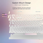 Redragon K673 PRO 75% Wireless Gasket RGB Gaming Keyboard, 3-Modes 81 Keys - Image 5