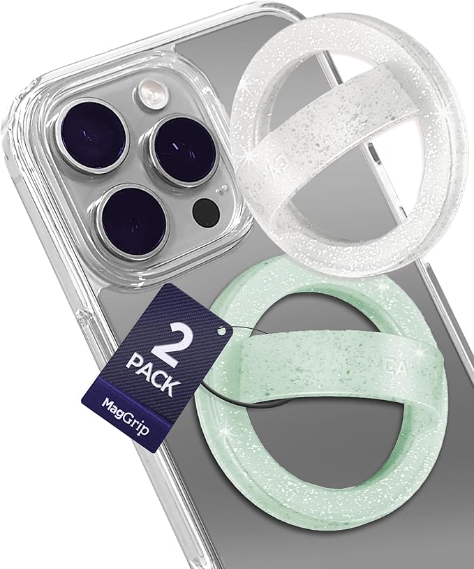 2-Pack Magnetic Phone Grip Holders Compatible - Image 4