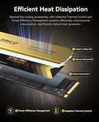 ORICO Industrial SSD 1TB M.2 NVMe SSD, PCIe 4.0 Drive - Image 6