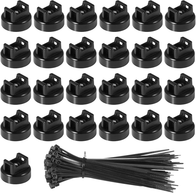 Magnetic Cable Zip Tie Mounts, Wire Management Bases - Image 6