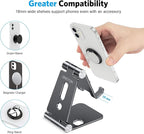 OMOTON Foldable Cell Phone Stand, C4 Portable Aluminum Phone Holder, Adjustable - Image 7