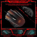 Redragon Gaming Mouse, MMO Mouse Gaming UP 12400 DPI, 19 Macro Programmable - Image 4