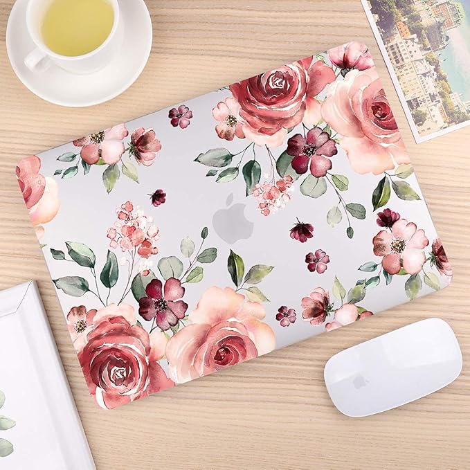 CISSOOK Matte Frosted Floral Hard Shell Case - Image 6