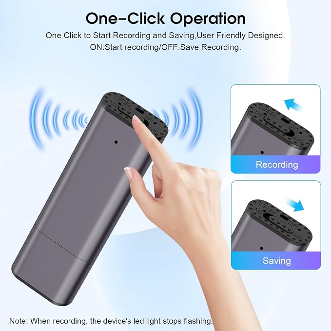 64GB Voice Recorder Digital Voice Activated Recorder USB Recording Device - Image 5