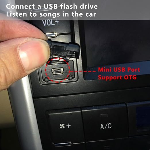 90 Degree Mini USB to USB A OTG Adapter Cable 5.5in Down Angle Mini USB 5-Pin - Image 6