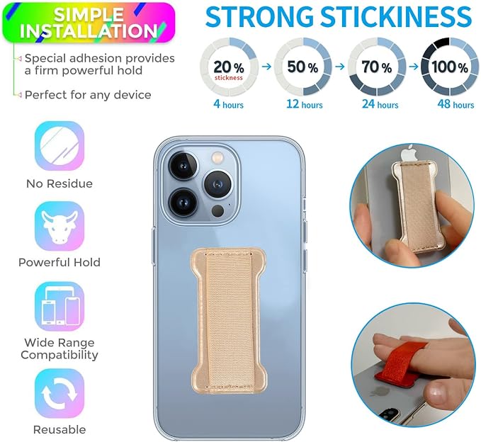 Cell Phone Finger Grip Strap Holder - Image 2