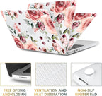 CISSOOK Matte Frosted Floral Hard Shell Case - Image 3