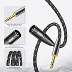 Kumiho XLR Male to 1/4 Inch 6.35mm TRS Stereo Cable Hi-Fi Balanced Bi-Shielded - Image 4