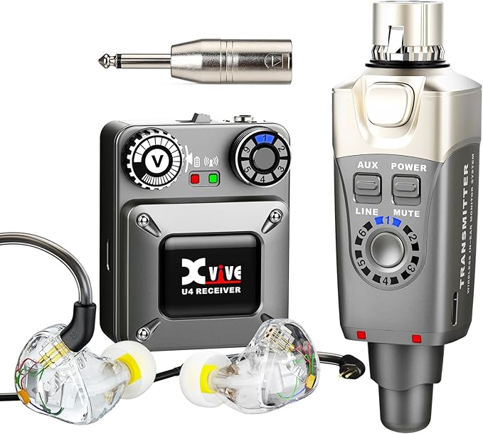 Xvive U4T9 Wireless in-Ear Monitor System, U4 in-Ear Monitor System, T9 IEM by Xvive