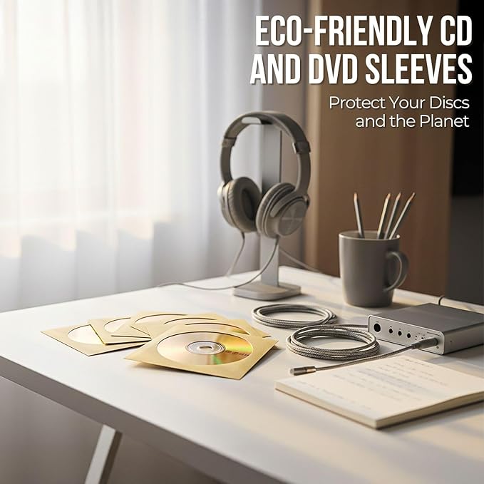 Flexzion DVD CD Sleeves 100 Pack - Image 2