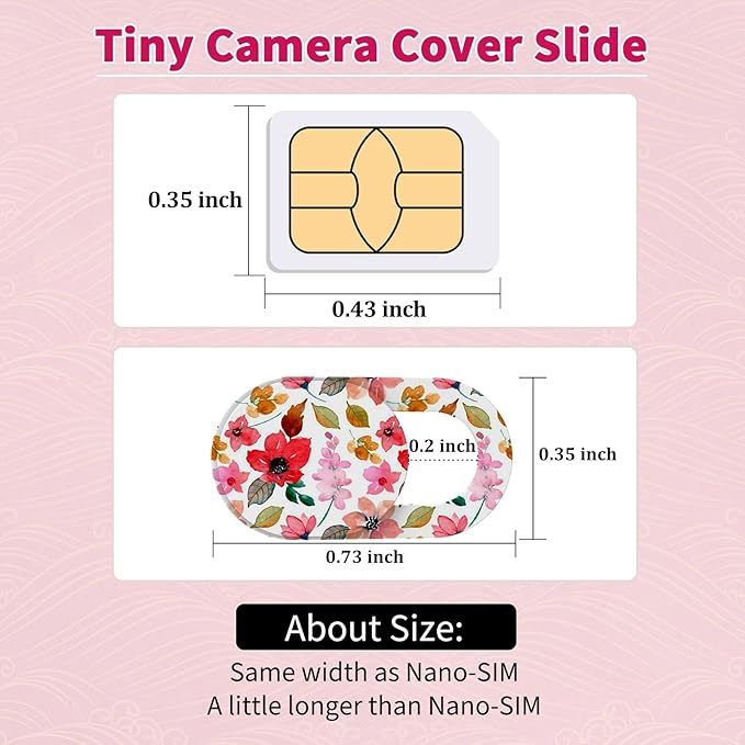 Yilador Laptop Camera Cover Slide Cute, Ultra Thin Webcam Cover - Image 3