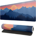 Japanese Mountain Landscape Gaming Mouse Pad Extended Large Mousepad by Siski