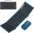 ProtoArc Foldable Keyboard and Mouse, XKM01 True Full-Size Folding Wireless by ProtoArc