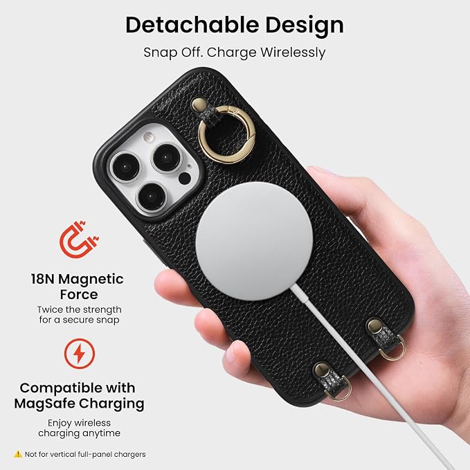 ORNARTO Magnetic Detachable Wallet Case - Image 4