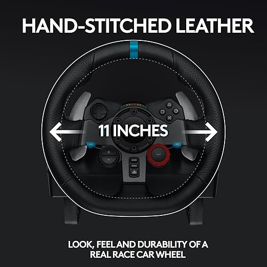 Logitech G29 Driving Force Racing Wheel and Floor Pedals, Real Force Feedback - Image 6