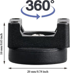 Yookeer 60 Pcs Magnetic Zip Tie Mount Base Black Magnetic Cable Clips Wire - Image 2
