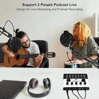 SINWE Podcast Equipment Bundle for 2, F993 Voice Changer - Image 2