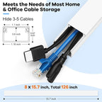 126in Cord Hider Kit, ZhiYo Wire Hiders - Image 2