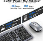 Wireless Keyboard and Mouse Combo, Ultra Slim Design Full Size Keyboard and 3 - Image 6