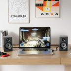 BT16 Active Bookshelf Speakers 3.5" Woofer - Image 4