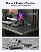 Multi Charging Cable 2Pack 6FT, 3 in 1 Charger Cable Braided Universal Phone - Image 3