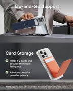 MOFT Phone Tripod Wallet, 3 in 1 Phone Stand, NFC-Supported Magnetic Phone - Image 5