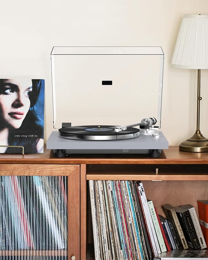 Turntable Record Player Wireless Output Carbon Fiber Tonearm Vinyl Player - Image 8