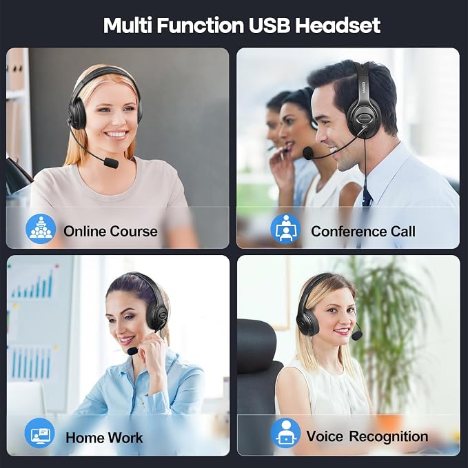 MAIRDI USB Headset with Microphone - Image 7