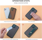 Removable and Reusable Cell Phone Grip Strap, Yetaida Telescopic Finger - Image 5