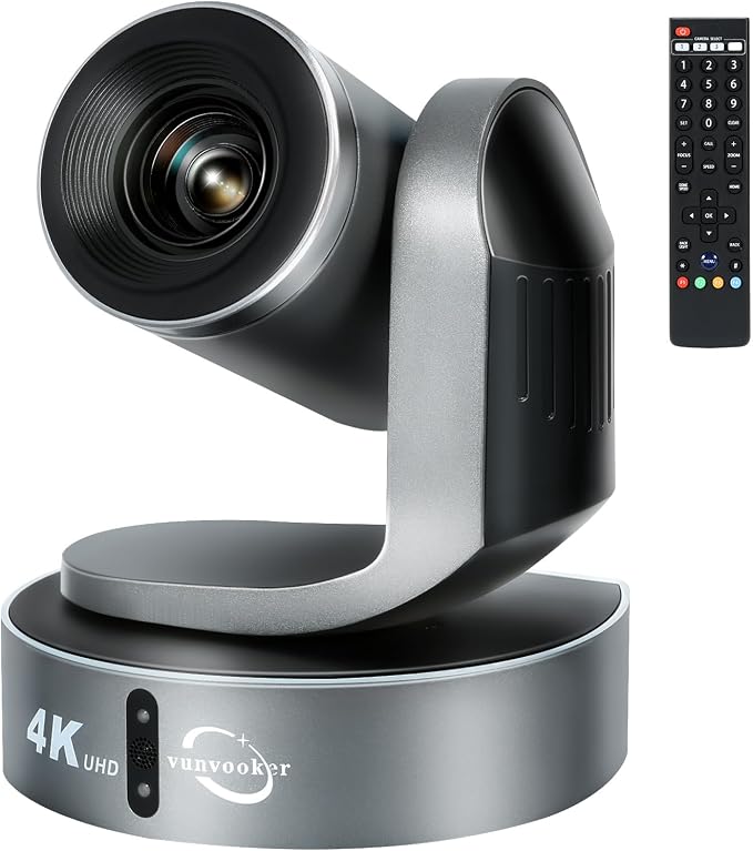 4K Conference Room Camera, PTZ Camera 20X Optical Zoom by Vunvooker