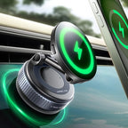 MRGLAS for 15W MagSafe Car Mount Charger, Vacuum Magnetic Wireless Car Charger by MRGLAS