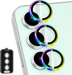 for Samsung Galaxy S24 FE Camera Lens Protector, Individual Metal Ring Tempered by Btscase