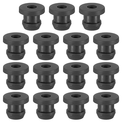 PATIKIL 7mm / 1/4 Inch Drill Hole, 3/16 Inch ID Rubber Grommets by PATIKIL