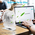 BESKAR Clip on Fan, 360° Rotation Quiet Stroller Fans - Image 2