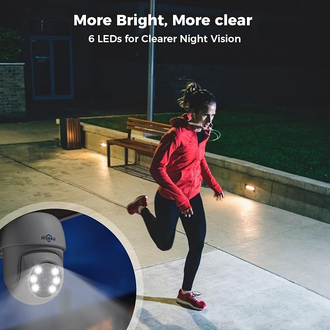 Hiseeu 3K Outdoor Wired Security Camera System - Image 3