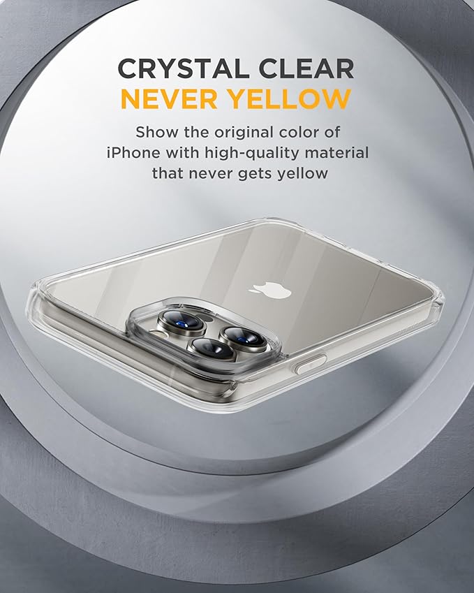 Miracase for iPhone 15 Pro Case, Full-Body Clear Bumper Phone case - Image 5