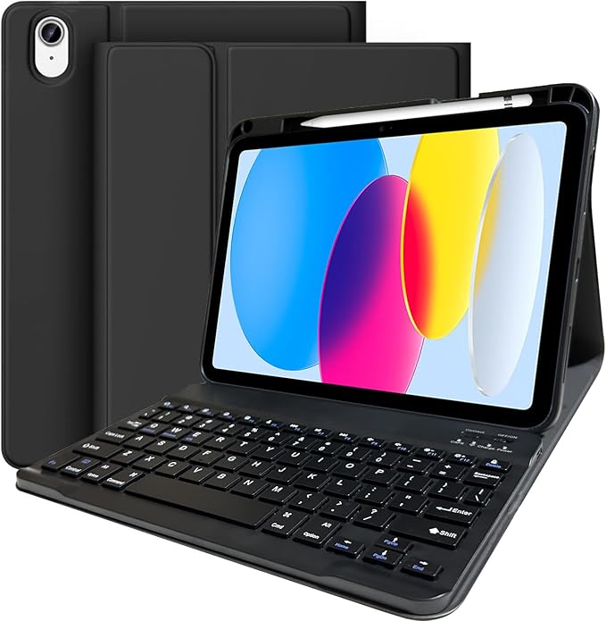 Keyboard Case for iPad 11th 10th Generation by BSBLESS