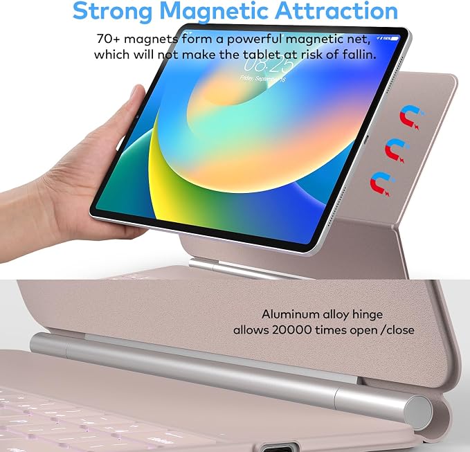 Keyboard Case for iPad Air 13 2024 and iPad Pro 12.9 inch 2022-6th / 2021-5th / - Image 5